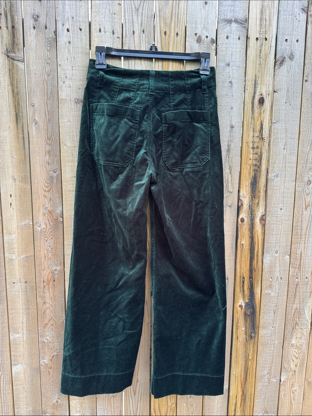 Maeve the Colette velvet Wide-Leg Pants - Picture 6 of 8
